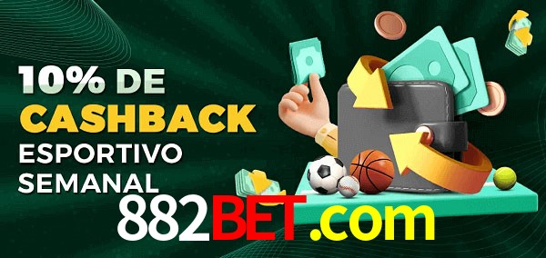 10% de bônus de cashback na 882bet.com